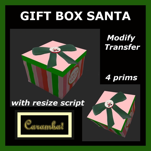 Christmas - gift box Santa / res.script