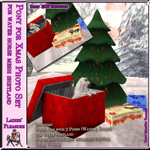 ~LP~ WH Pose - Boxed - Pony for Christmas