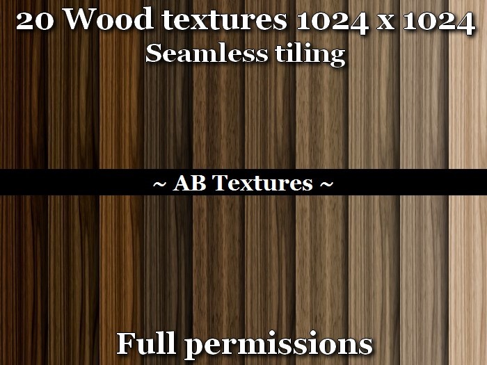 Second Life Marketplace - 20 wood textures 1024x1024 full permissions