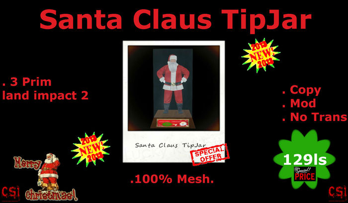 Santa Claus TipJar (box)