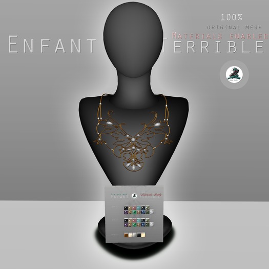 .Enfant Terrible. Chloes Collier antique gold 
