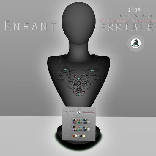 .Enfant Terrible. Chloes Collier Black