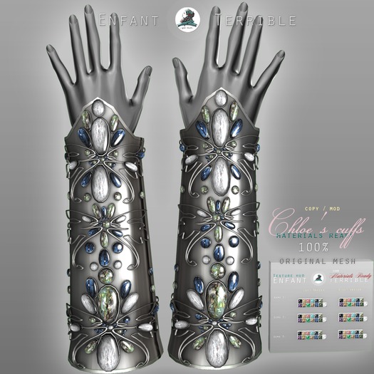 .Enfant Terrible. Chloes silver cuffs
