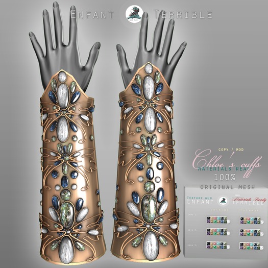 .Enfant Terrible. Chloes rose gold cuffs