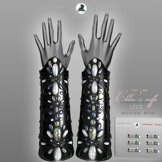 .Enfant Terrible. Chloes Black cuffs