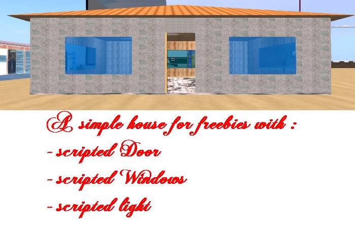 [Freebies] Simple House - script Door/Windows/light