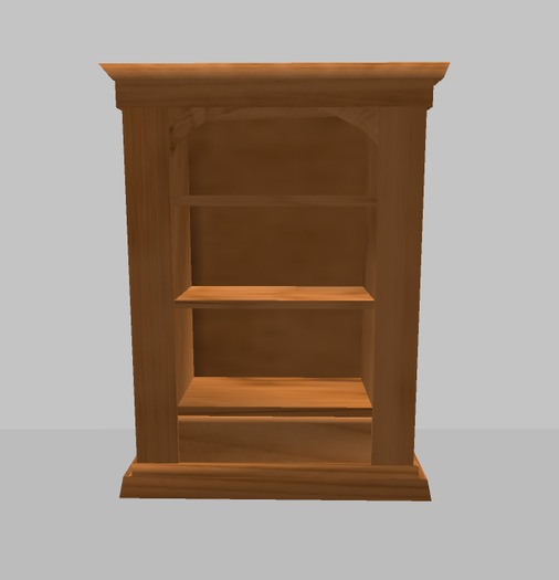 Antique Pine 1 Prim Bookcase