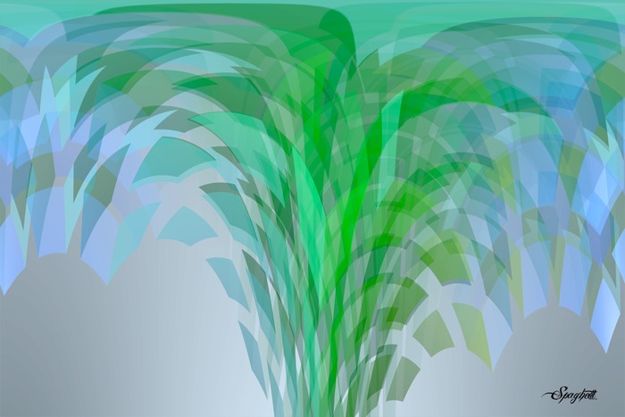 Spaghetti Picture: (5) Palm Square FULL PERM