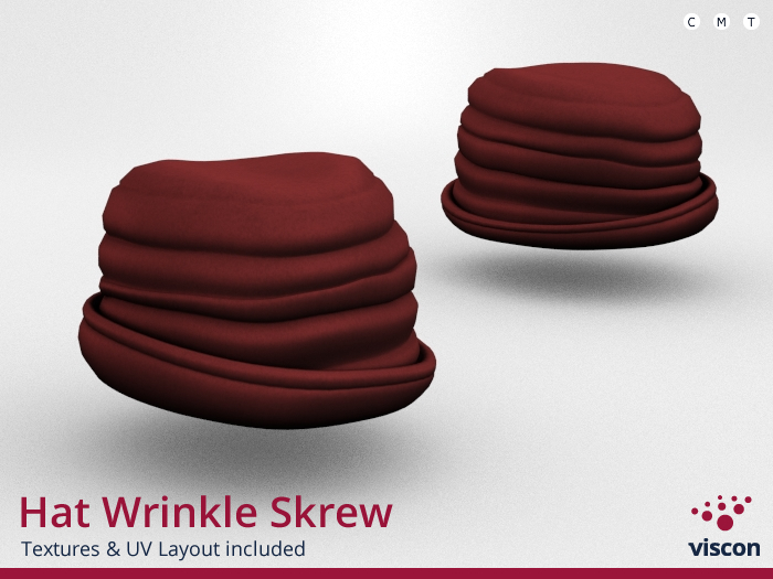 *viscon* Mesh Hat Wrinkle Skrew