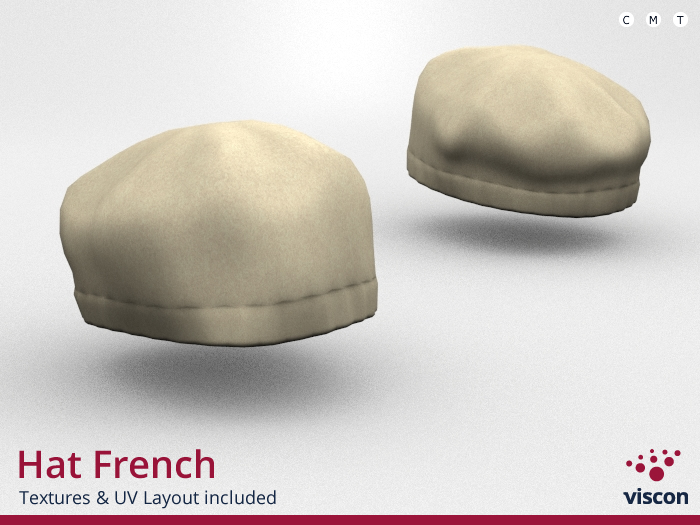 *viscon* Mesh Hat French