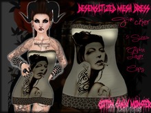 {C.C.M.} Desensitized Mesh Minidress - F.ker