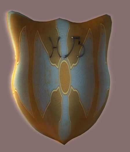 shield )(B sign gold