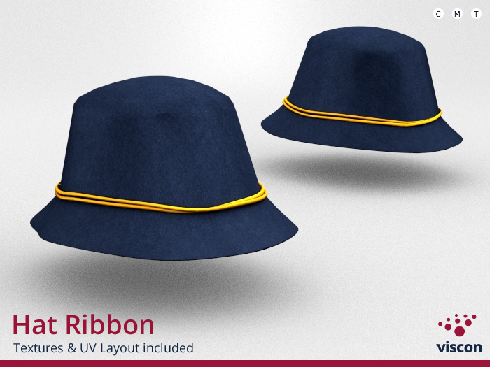 *viscon* Mesh Hat Ribbon