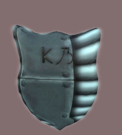 shield KB sign silver