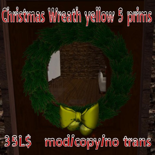 Christmas Wreath yellow (MN)(Box)