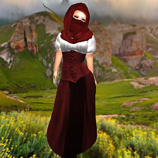 Robe  mesh  caste rouge