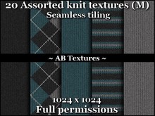 20 Assorted knit fabric (M) 1024x1024 Seamless tiling Full perm