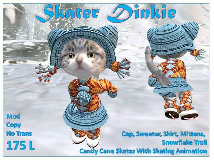 Skater Dinkie Blue Girl