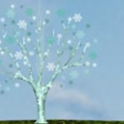 Winter Tree Green