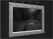 T-3D Creations [ BOLTS FRAME ] MESH - Full Perm -