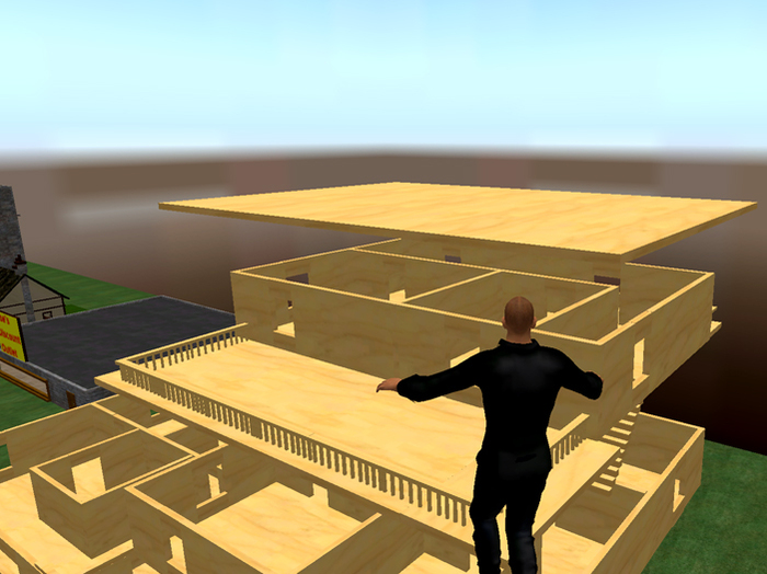 FULL PERM TUTORIAL DESIGNER HOUSE THIRD FLOOR & ROOF  by EJ GOLD