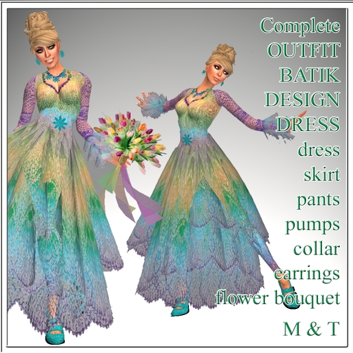 EXTRAVAGANT BATIK DESIGN OUTFIT X