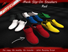 Slip on sneakers pt red