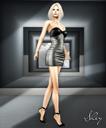 SHEY - Asteria Drape Dress C075 Demo