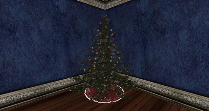 AD White Christmas Tree - Snow