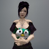Felt Lucky Clover Owl Mesh Animated Plushie