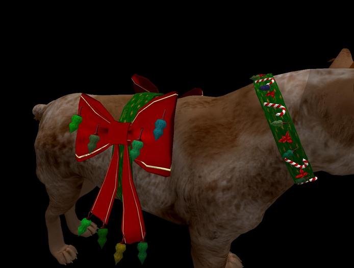 (TC)Wh,mesh,wolf Christmas Set(Rudolf Red nose reindeerFullsong