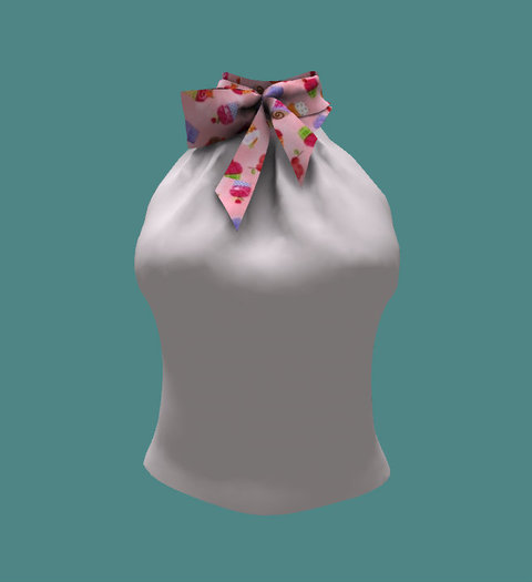 Mesh Cupcake Tie Shirt