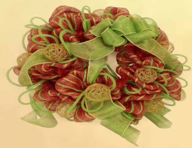 Beautiful Ribbon christmas wreath