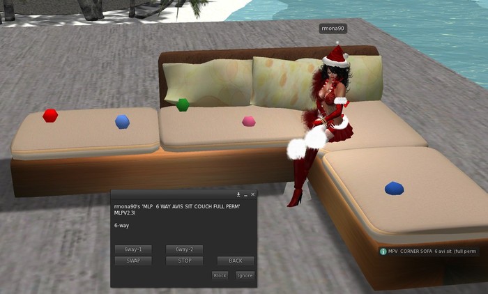 MPV  CORNER SOFA  6 avi sit  (full perm