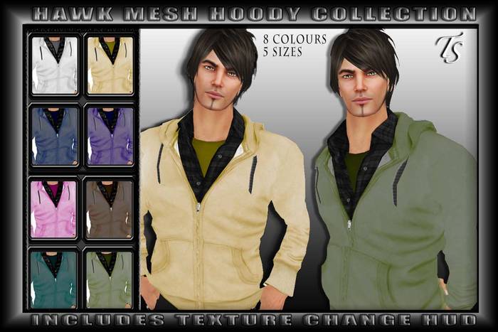 TS Mens Hawk Hoody -Colors