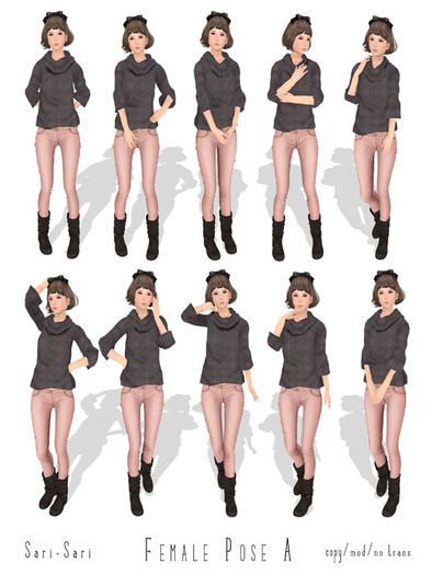 Sari-Sari - Female Pose A