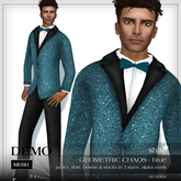 Shiki - Mesh Suit With Bow Tie - Geometric Chaos - DEMO
