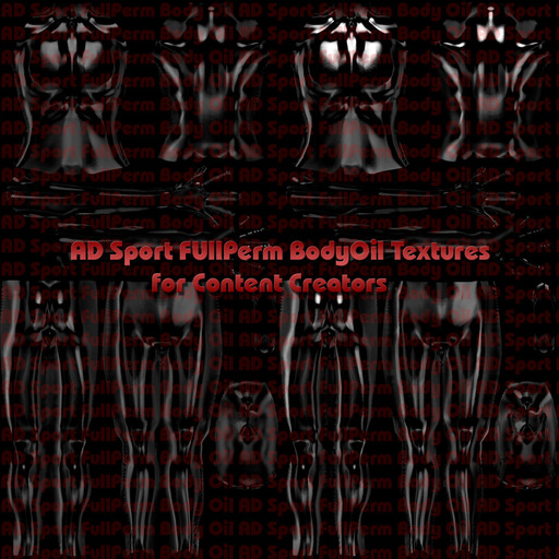 AD Sport Male Body Oil Textures FullPerm Creator Kit