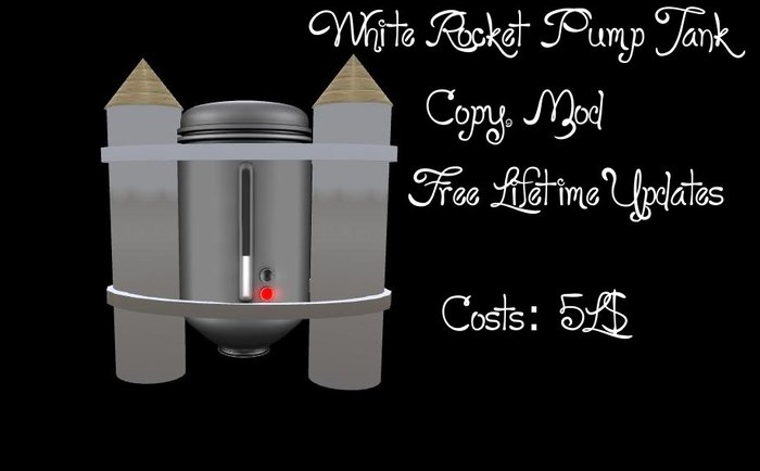 Rocket Jetpack Pump Tank