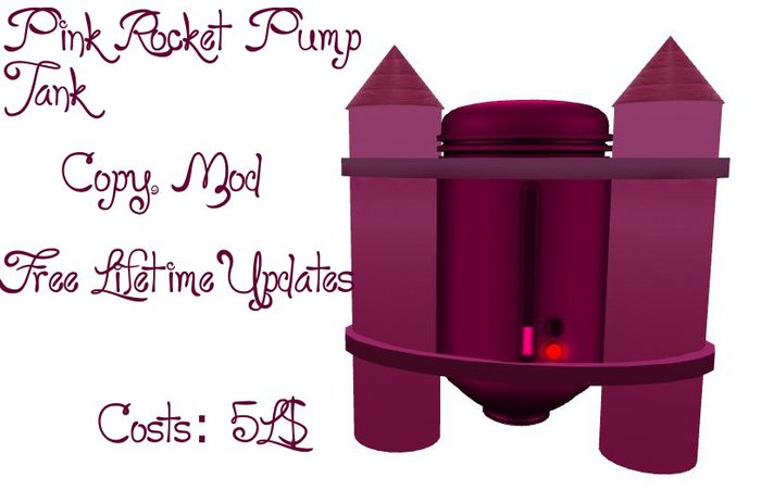 Rocket Jetpack Pump Tank