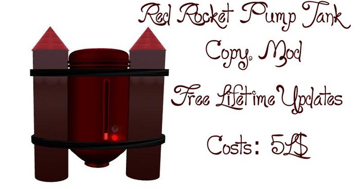 Rocket Jetpack Pump Tank