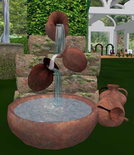 STONE PITCHER GARDEN FOUNTIAN 2