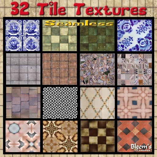 32 Tile Textures Seamless