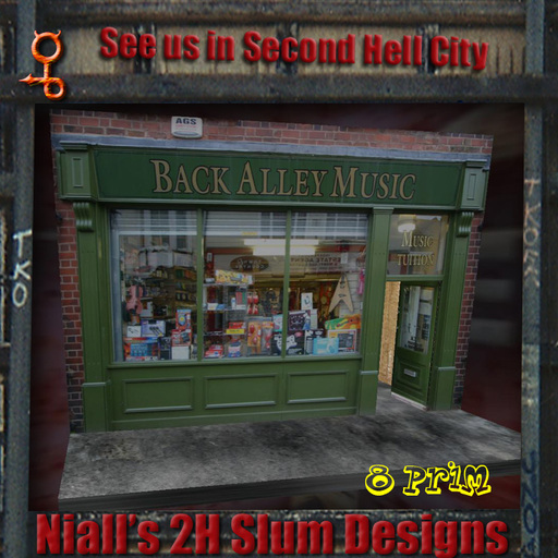 2H Building - Back Alley Music (15x15)