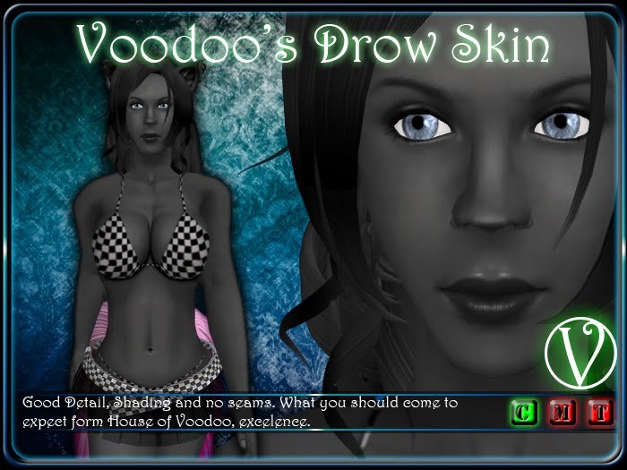 Voodoo's Drow Female Skin