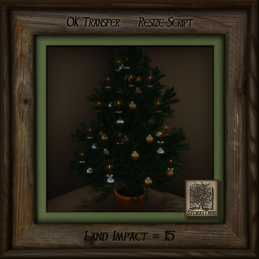 Potted Holiday Tree w Candles C
