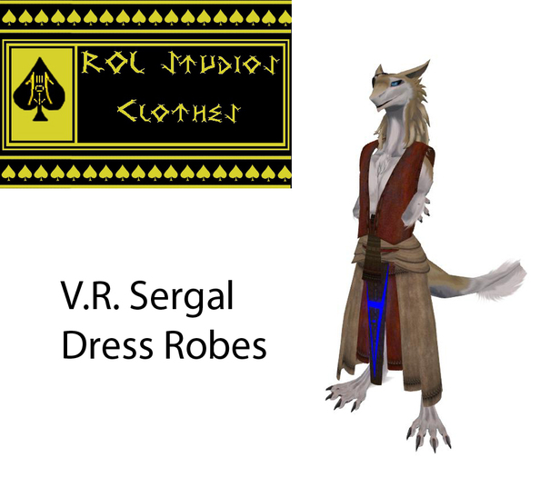 VR Sergal Dress Robes