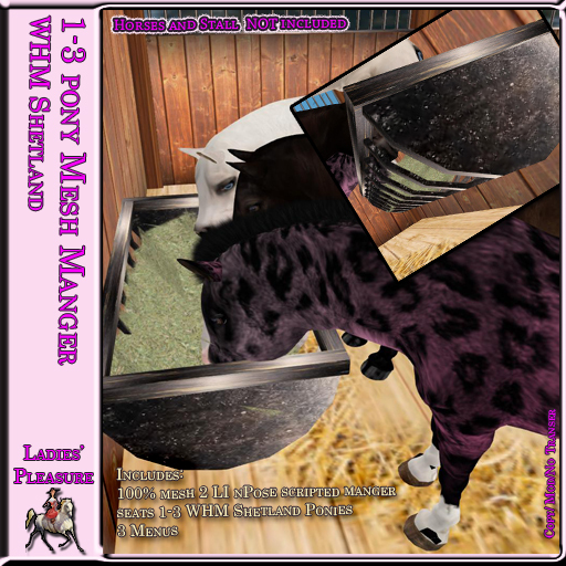 ~LP~ 1-3 Horse Manger (Boxed) WHML