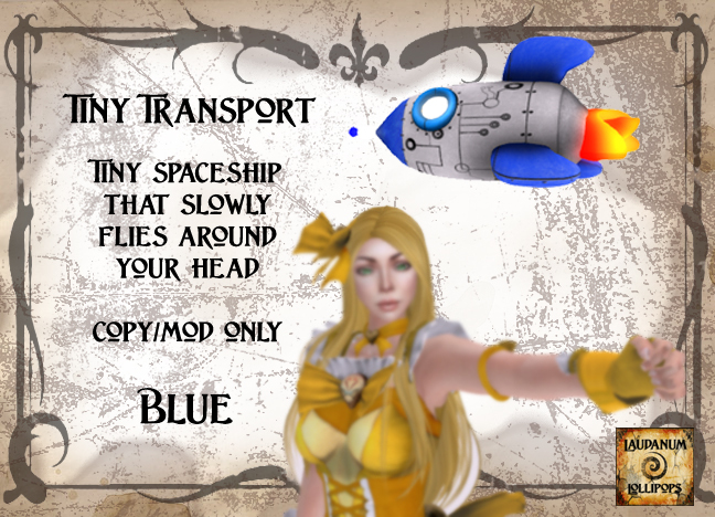 Tiny Transport Blue