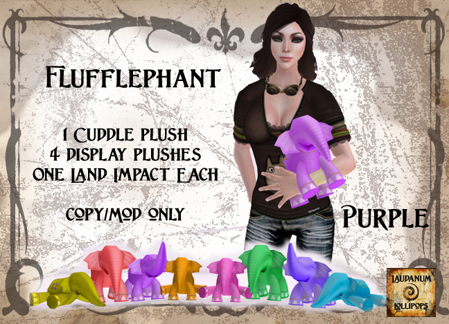 Flufflephant - Purple
